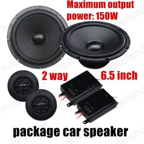 Auto door component speakers 2x150W 2 way 6.5 inch 1 pair car package Speaker Car Audio stereo speaker Perfect Music Sound