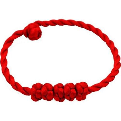 Lucky Red String Bracelet Adjustable Length Luck Protection 5pcs For Women Jewelry Gifts M19