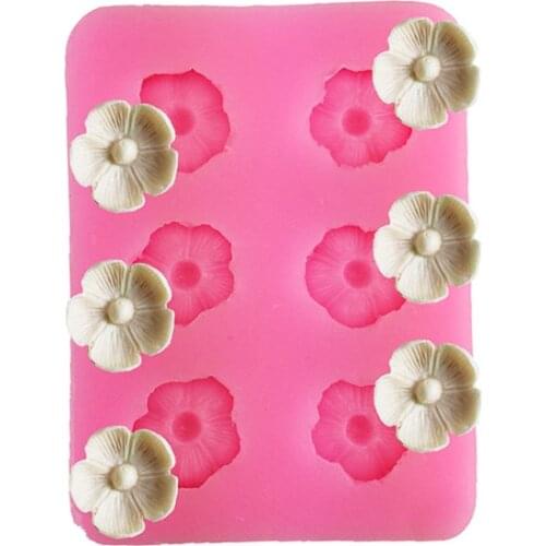 Cartoon Flower Silicone Fondant Soap 3D Cake Mold Cupcake Jelly Candy Chocolate Decoration Baking Tool Moulds