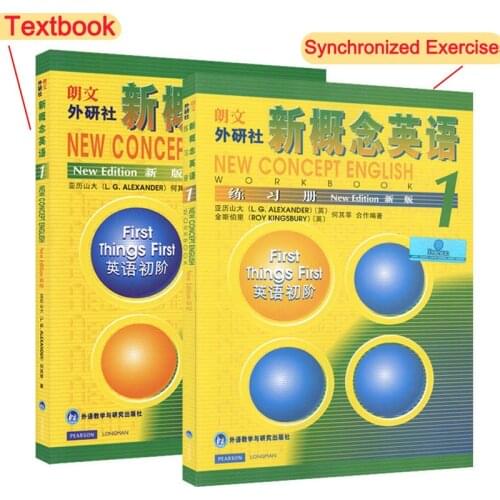 2021 New English Concept 1 English Preliminary Workbook/Textbook Synchronous Workbook Elementary and High School