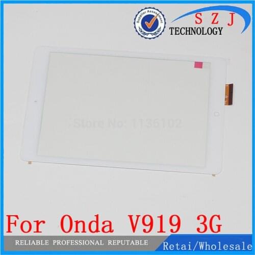 New 9.7" inch tablet pc White Capacitive Glass Panel For onda V919 3G Touch Screen Digitizer Replacement Free shipping