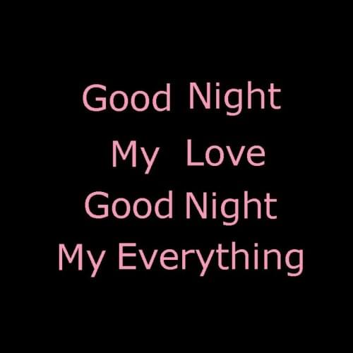 Good Night My Love Good Night My Everything Custom Handmade Real Glass Tube Home Bedroom Decoration Display Neon Sign 19"X15"