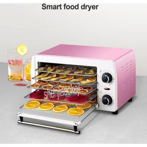 300w New 5-layers Stainless Steel food Dehydrator Fruit Vegetable Herb Meat Pet food Drying Machine Snacks Food Dryer 220v
