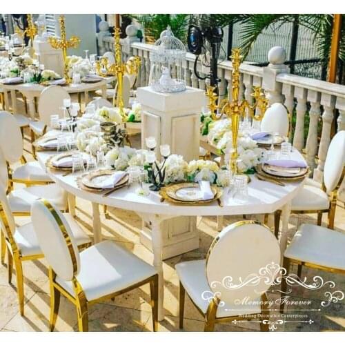Wedding Decoration Table Centerpiece Decorative Candle Holders 5-arms Candelabra Metal Candlestick Marriage Event Party Decor