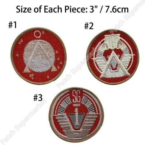 STARGATE SG-1 DESERT CAMO Movie TV Show Series Costume Cosplay Embroidered Emblem iron on patch Baseball Cap Badge
