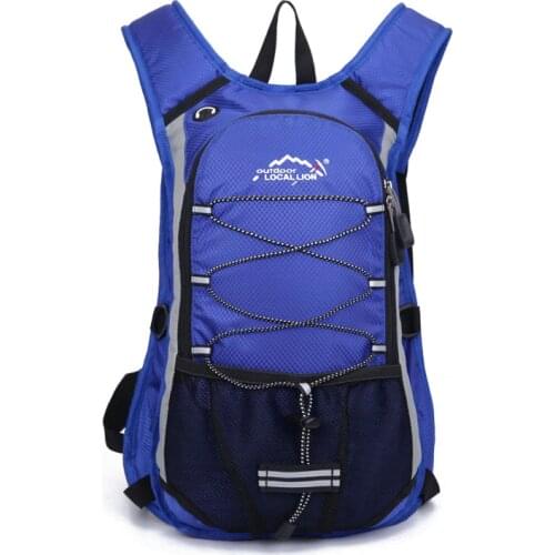 B124 Outdoor With reflective strips backpack Travel waterproof backpacks movement Riding backpack Climbing on foot camping bag
