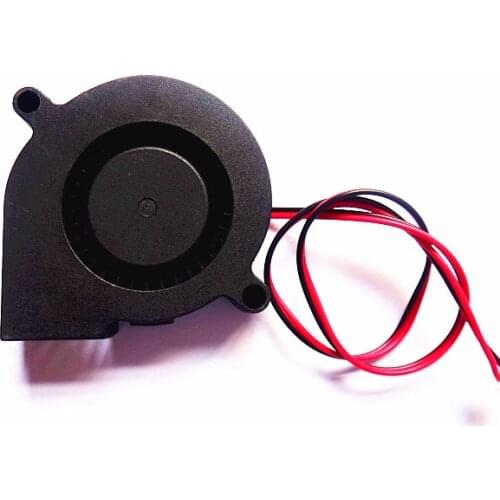 3D Printer Fan 5015 DC 12V 24V Ultra-quiet Oil Bearing Turbo Small Fan Air blower