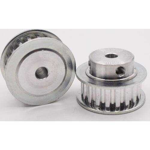 Aluminum Alloy BF Type XL 24 Teeth 6-15mm Inner Bore Timing Pulley 11mm Width 5.08mm Pitch Synchronous Wheel