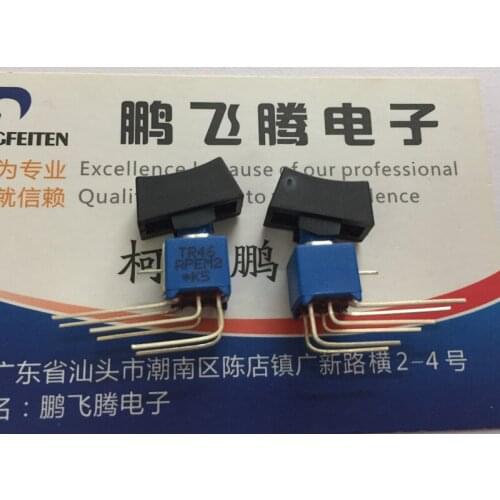 1PCS French APEM TR46WW1000022 bent foot 6-foot rocker switch 2-speed horizontal rocker toggle switch