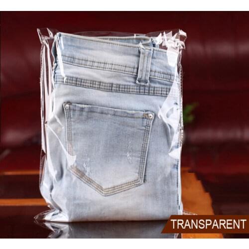 100 Pcs OPP Self Adhesive Seal Plastic Bags Transparent Clear Resealable Cellophane Poly Storage Packaging Dustproof