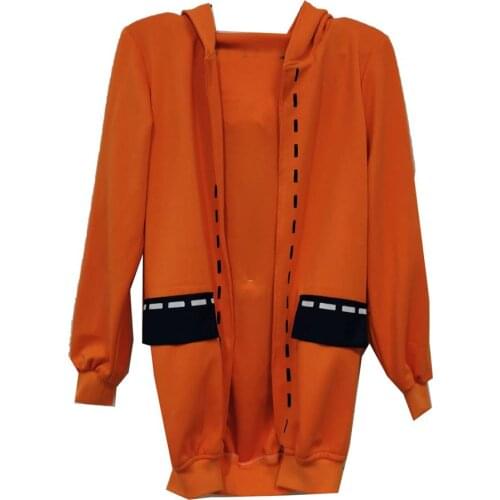 2021Yomoduki Runa Cosplay Costume Kakegurui Compulsive Gambler Runa Cosplay Hooded Jacket JK Uniforms Overcoat Only