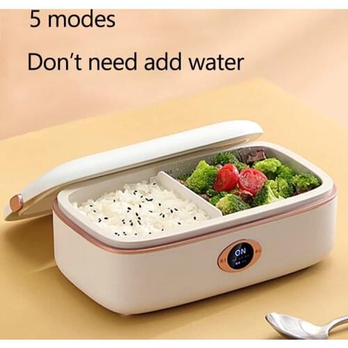220V Electric Lunch Box Three-dimensional Heating Intelligent Rice Cooker Portable Multicooker Heat Preservation Cooker 300W