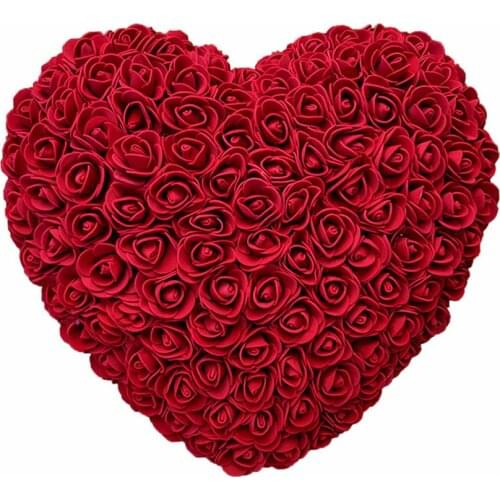 25cm Artificial Heart Rose Heart of Roses Women Valentines Day Birthday Gifts Wedding Decoration