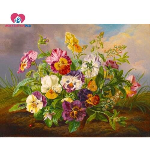 Diamond painting flowers Diamond mosaic sale Paintings rhinestones diamonds handicrafts Mosaic diamond full compilation foamiran