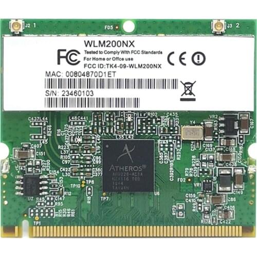 Wireless Network Card Atheros AR9220 Compex WLM200NX 802.11A/B/G/N Dual Band 2.4/5GHz 300Mbps WiFi Wireless Card