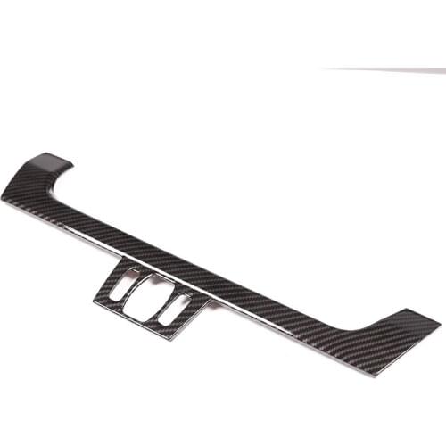 For BMW 2 Series Gran Tourer F45 F46 218i 2015-2018 Car Accessories 1 Pcs Carbon Fiber ABS Navigation Display Panel Cover Trim