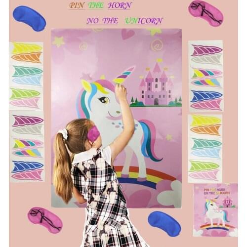 Unicorn Party Game Supplies Unicorn Brithday Party Decor Boy Girl Baby Shower Decor Unicornio Unicorn 1 2 3 Birthday Favors