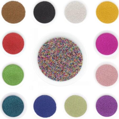 Jewelry Findings Diy 1pack(50gram)0.7mm Micro No Hole Glass Seed Beads Embellishment Scrapbooking