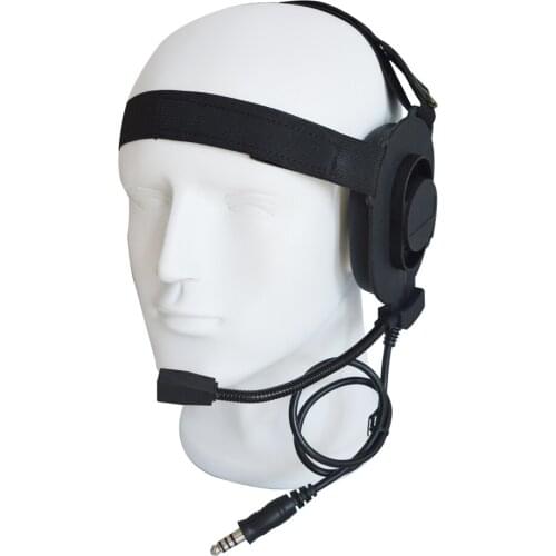 Z Tactical Bowman Elite II Headset for Kenwood 2 Pin 2 Way Radio Walkie Talkie Ham Transceiver unilateral tactical headset