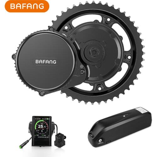 Bafang 8fun 48V 500W Electric Bicycle Conversion Kit MM G340.500 Mid Drive e Bike Motor with 48V 13Ah 17.5Ah E-bike Battery