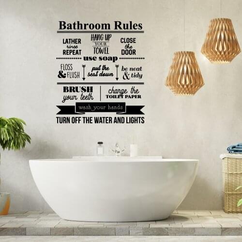 Cartoon shower room Wall Stickers Self Adhesive Art Wallpaper Kids Room Nature Decor Wall Art MURAL Drop Shipping