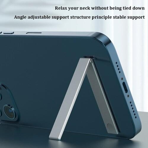 Mini Desktop Phone Holder Universal Lazy Mobile Phone Tablet Desktop Bracket For iPhone Samsung Huawei Xiaomi Magnetic Holder