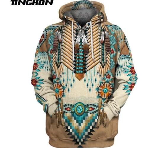 Native Indian New Fashion Harajuku 3D full Printed Hoodie/Sweatshirt/Jacket/Men Women hiphop casual Plus Size XS 6XL 7XL 05