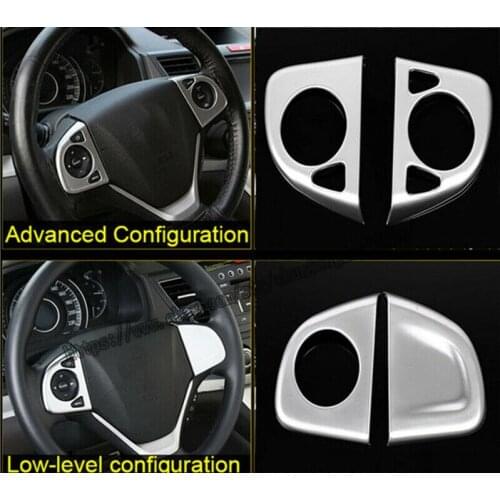 For Honda CR-V CRV 2012 2013 2014 2015 2016 Interior Front Steering Wheel Cover Trim Bezel