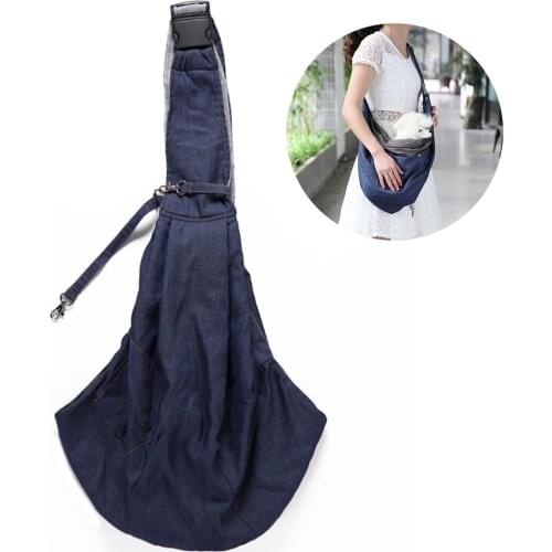 Pet Carrier Breathable Adjustable Strap Pet Dog Sling Bags Outdoor Windproof Carriers For Small Cats and Puppies