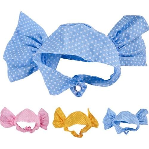 Dorakitten 1pc Cat Headscarf Pet Headband Dots Pattern Cute Cat Headdress Pet Costume Pet Supplies Cat Dog Hair Accessories