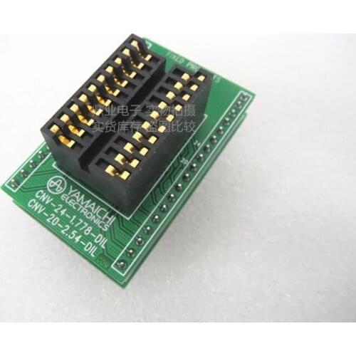 Original YAMAICHI 2.54 MM 20 pin double row IC Test Seat aging Burning Programmer Socket Adapter