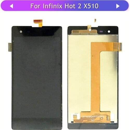 For Infinix Hot 2 X510 Android One Hot 2 Touch Screen LCD Display Assembly Glass Panel Touch Sensor Digitizer replacement