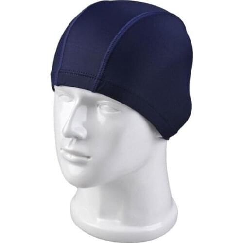 Adult Women&men Five-line Swimming Caps,Protect Ears Long Hair Sports Swim Pool Hat,Teen Boys&Girls Elastic Lycra Swim Cap