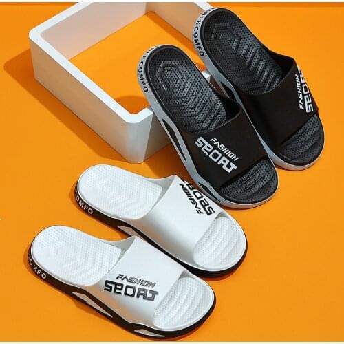 Slippers Men Shoes 2021 New Summer New Casual Breathable Non-slip Flip Flops Man Couples indoor Home shoes Beach Sandals Zapatos