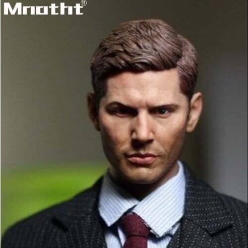 1/6 Scale supernatural Dean Winchester Head Sculpt Model Toys Jensen Ax for 12in Action Figure Collection Hobbies m5 Toy