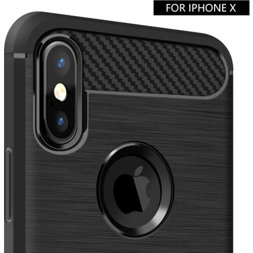 10pcs camdems New Carbon Fiber phone Black Case Thin Slim Soft TPU Silicone Brushed Texture for Apple iPhone 12pro max 12pro