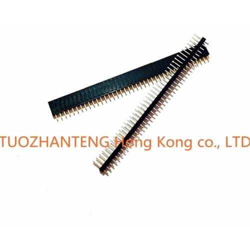 20pcs/lot 40 Pin 2.54mm Female Single Row + 40P male single Row each 10pcs New in tock High quality hot sale