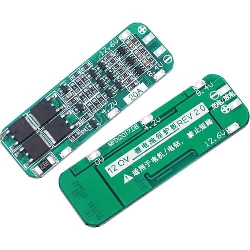 3S 20A Li-ion Lithium Battery 18650 Charger PCB BMS Protection Board 12.6V Cell 59x20x3.4mm Module
