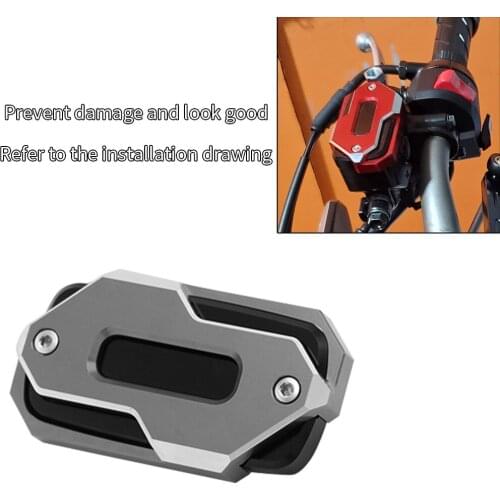 New Motorcycle CNC Aluminum Front Brake Liquid Tank Cover BLACK RED Titanium For HONDA CB650R CBR650R 2019-2020