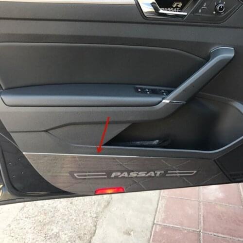 For Volkswagen Passat 2016-2018 High-quality stainless steel Door anti-kick board Anti-scratch protection car accessories