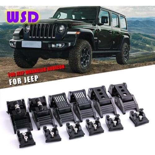 Hood capture kit, suitable for Jeep Wrangler 2007-2021 JK/JL, hood lock, car exterior accessories, original modification