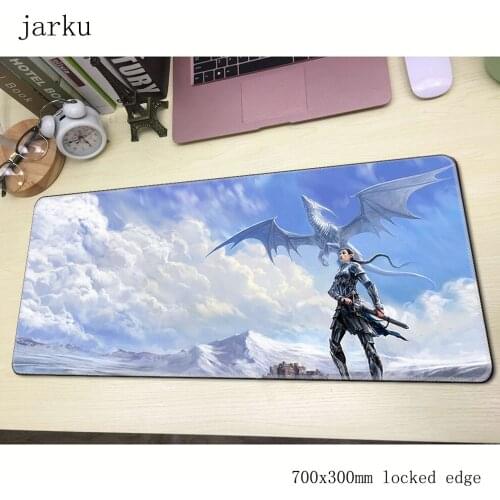 Dragon age mouse pad gamer Fashion 700x300mm notbook mouse mat large gaming mousepad large locked edge pad mouse desk padmouse