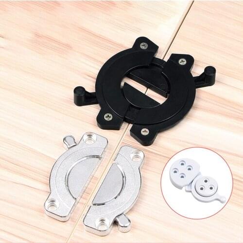 Strong Furniture hinges Fixing Fitting alloy table Top Connector latch Bracket Conference desktop combination Fastener hardware