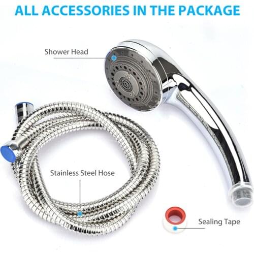Massage Shower Head Handheld Nozzle For Bathroom Accessories Tools Set Advantage