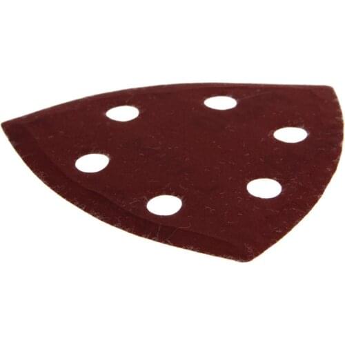 90*90mm Triangle Delta Sanderpaper Grit 120~400 Hook And Loop Self-adhesive Sandpaper Disc Abrasive Tool For Polishing 5-15PCS