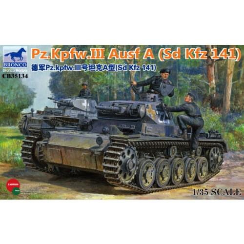 BRONCO CB35134 1/35 German Pz.Kpfw.III Ausf A(Sd.Kfz.141)