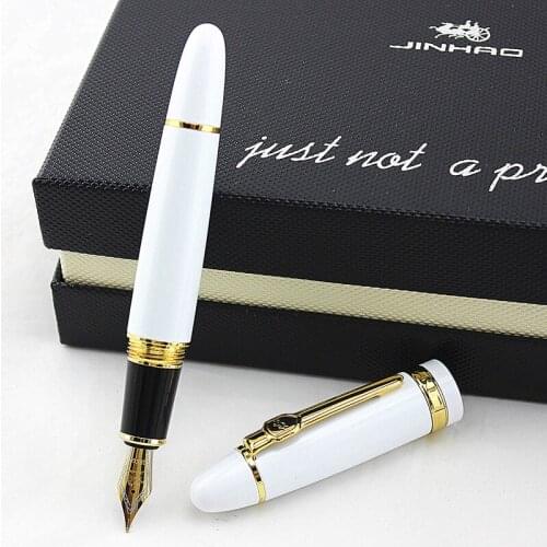 New jinhao 159 Fountain Pen Iridium Fine Nib 0.5mm Excellent Fashion Office Writing Gift Pen for Business