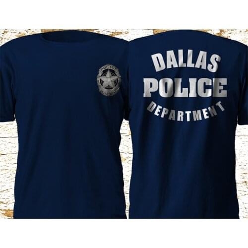 New Dallas Police Department Swat Military Texas Fashion 2019 Summer New Brand 100% Cotton Printing Cotton T-Shirts