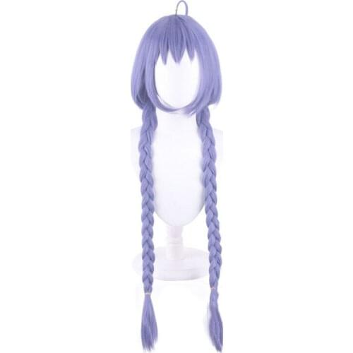 Anime Mushoku Tensei Roxy Migurdia Greyrat Cosplay Wig Long Blue Braids Hair Jobless Reincarnation Role Play