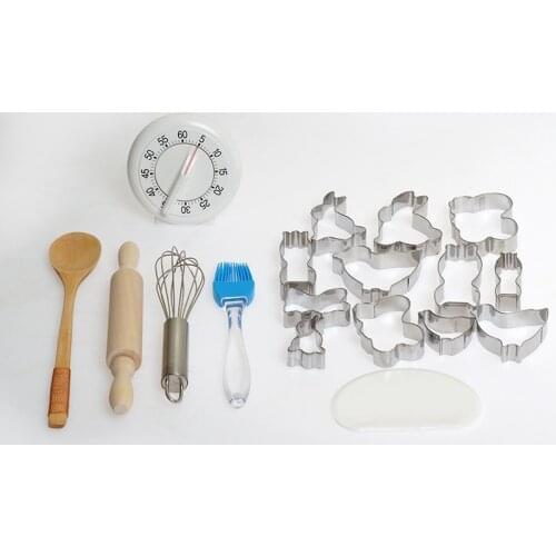 Bakeware for Kids Kitchen Toys for Child Playhouse Gift for 3~6 Years Old Children Basic Skill Practical Montessori Material